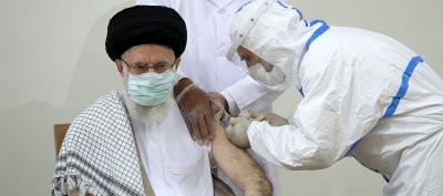 Ajatolla Ali Khamenei sai möödunud kuu lõpul teise doosi kohalikku COVIran Barakati vaktsiini. 