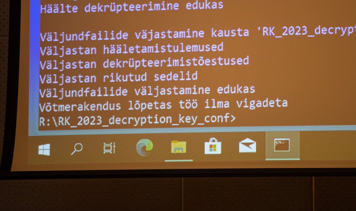 E-häälte ülelugemine Riigikogus 06.03.2023