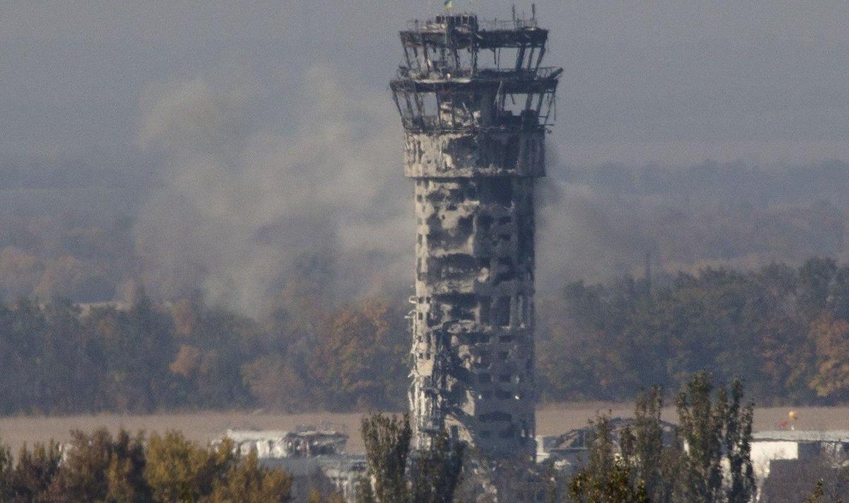 DONETSKI LENNUJAAM: 2015. aastal kaotas Ukraina Donetski venelastele pärast raskeid lahinguid linna lennujaamas. Nüüd on mitme Ukraina allika sõnul nende väed seal tagasi.