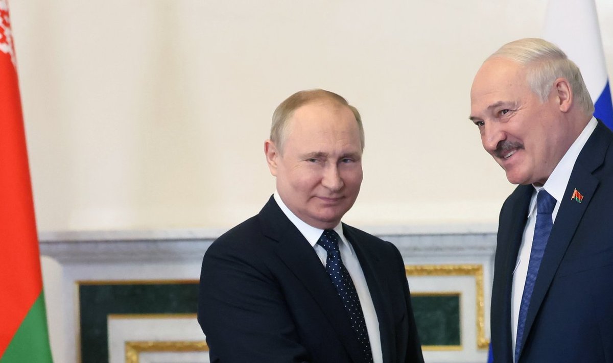 Putini ja Lukašenka 25. juuni kohtumine Peterburis.