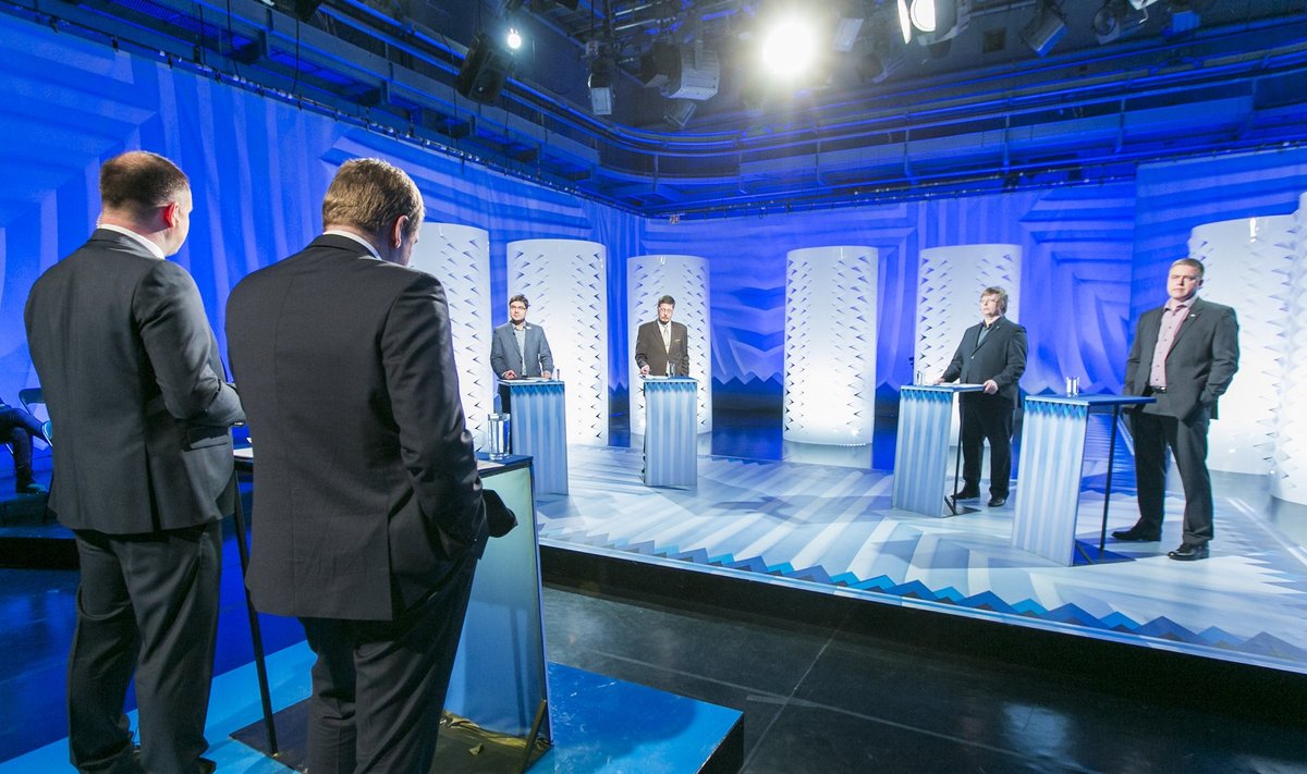 Valimisstuudios vaidlevad väikeparteide esindajad raha ja maksude üle
