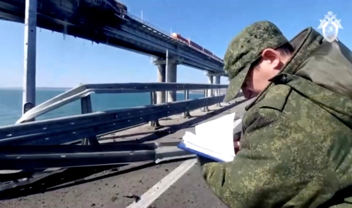 JAMA VÄRK: Purustused sillal teevad Vene logistika veelgi keerulisemaks.
