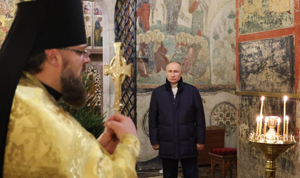 Putin kirikus