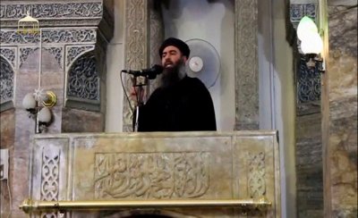 Väidetav Abu Bakr al-Baghdadi.