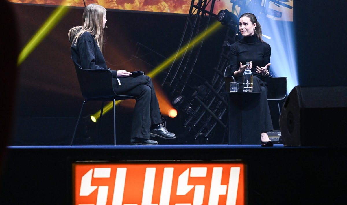 Maailma juhtival tehnloogiafirmade üritusel Slush astus üles ka Soome peaminister Sanna Marin