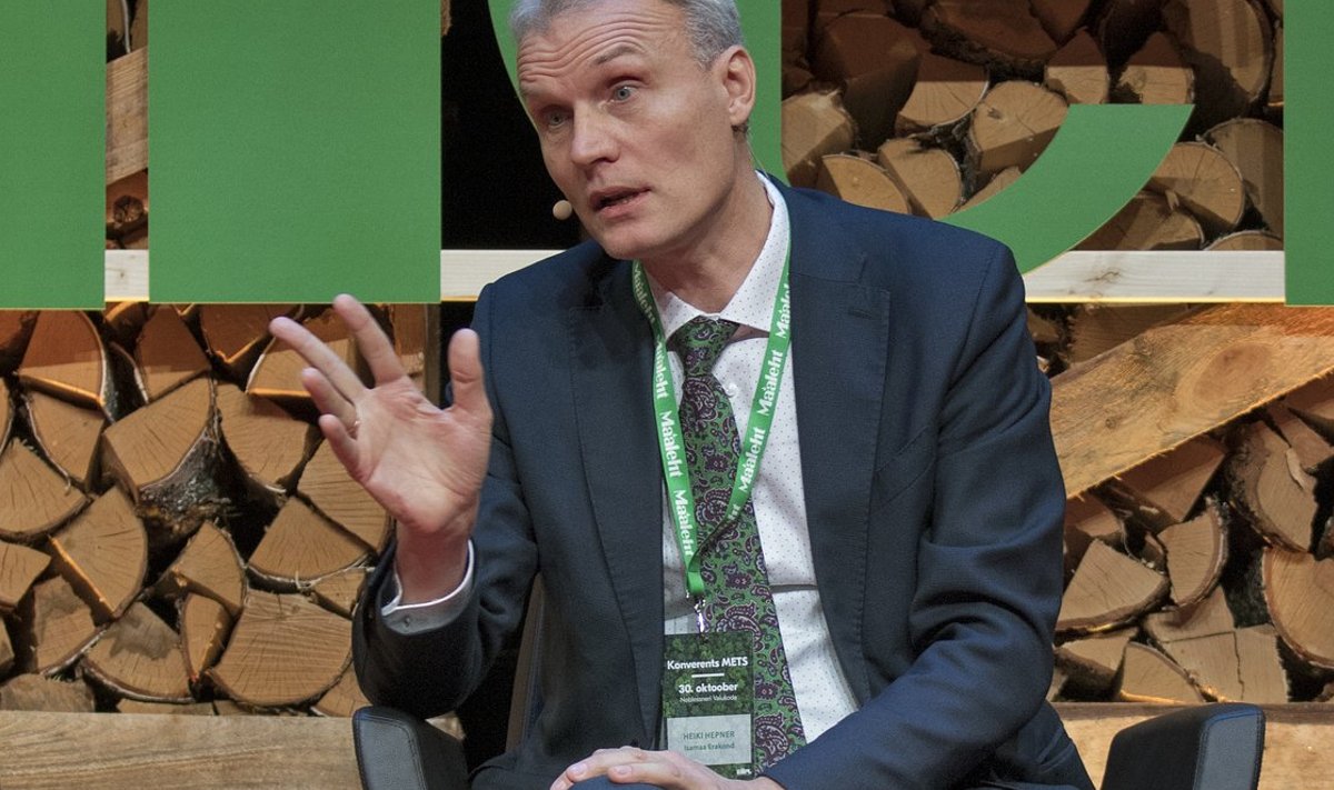Heiki Hepner Maalehe konverentsil "Mets"