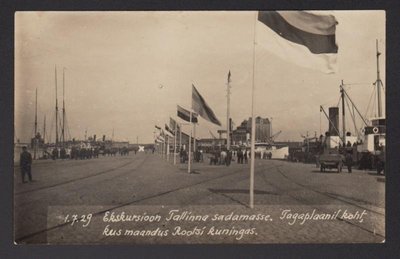 Vaade sadamale aastal 1929. 