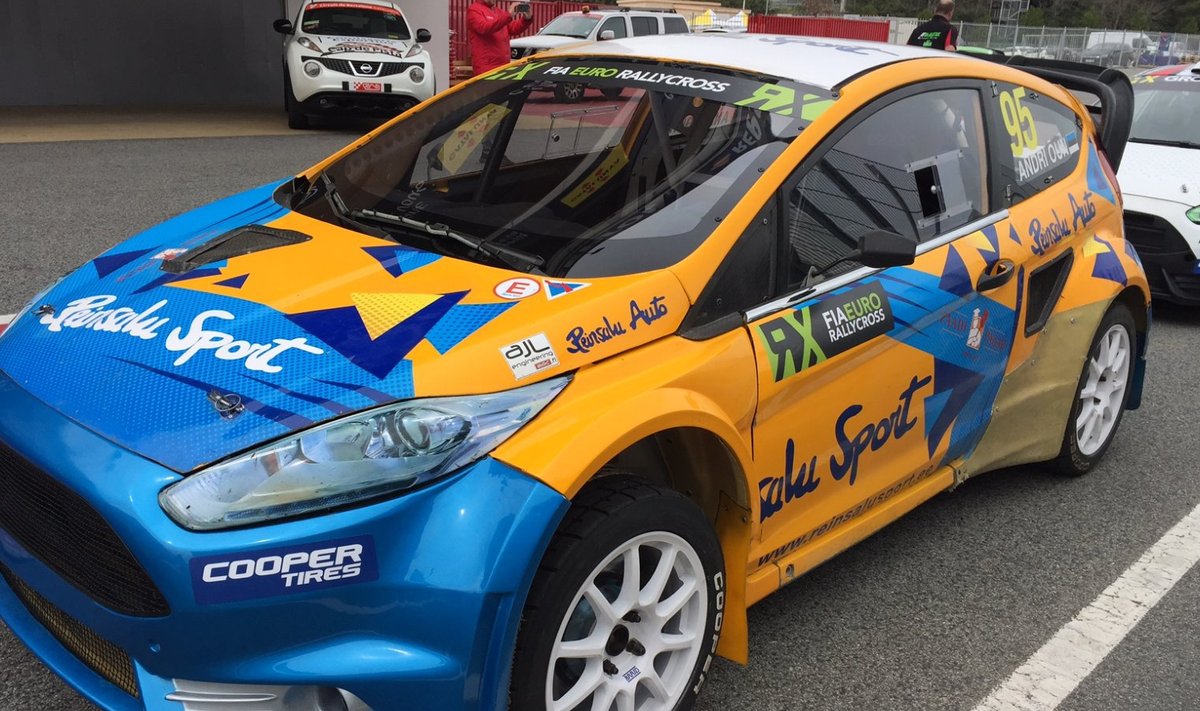 Andri Õun FIA Euroopa meistrivõistlustel rallikrossis