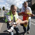 FOTOD/VIDEO: Jalgratta MMil toimus ränk kukkumine, grupisõidu kuld Vos'ile