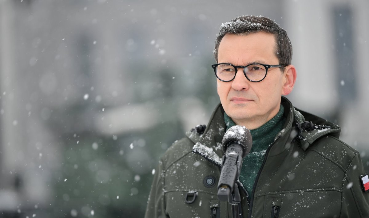 Poola peaminister Mateusz Morawiecki. 