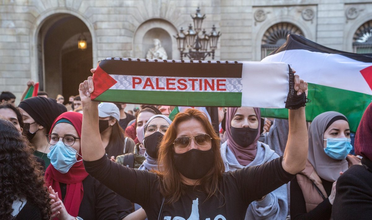 Iisraeli-vastane meeleavaldus Barcelonas