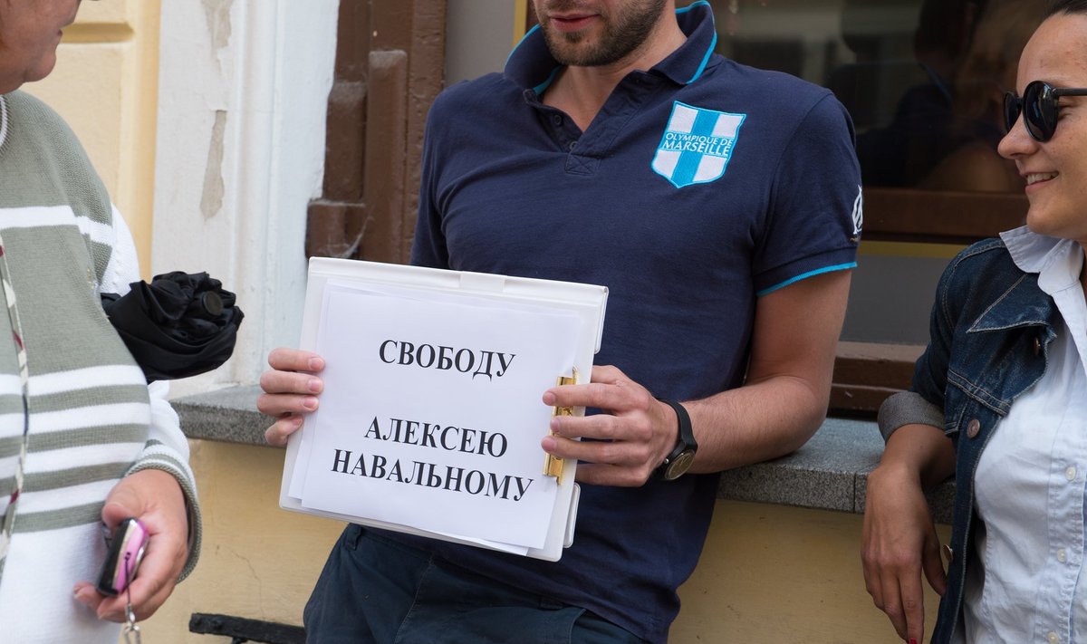 Miiting Aleksei Navalnõi toetuseks