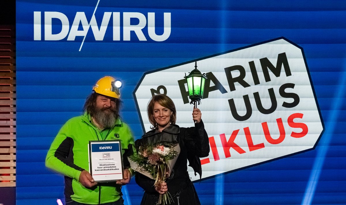 Tiitli „Parim uus seiklus 2023“ pälvis SA Eesti Kaevandusmuuseum – eksklusiivne tuur pimedates kaevanduskäikudes.
