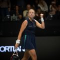 FOTOD JA TÄISPIKKUSES | Anett Kontaveit alustas kodust WTA turniiri üliraske võiduga