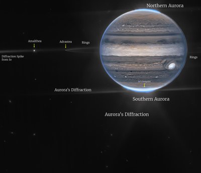 James Webbi teleskoop saatis Maale pildid Jupiterist