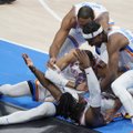 VIDEO | Lakers sai järjekordse kaotuse, Thunder võitis lõpusireeniga tabatud kolmesest