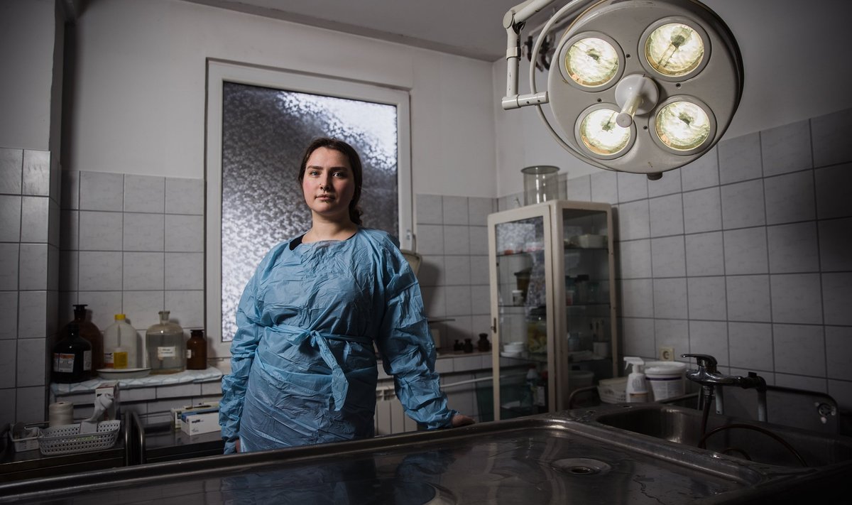Mari Meriste töötab Viljandi haiglas kliinilise assistendina.