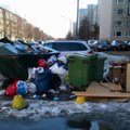 Таллинн напоминает: за оставленный возле контейнеров мусор можно получить штраф