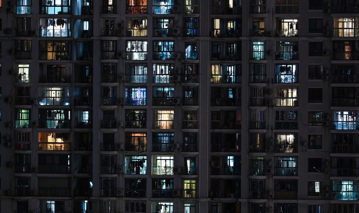 Shanghai kortermaja lockdowni ajal.