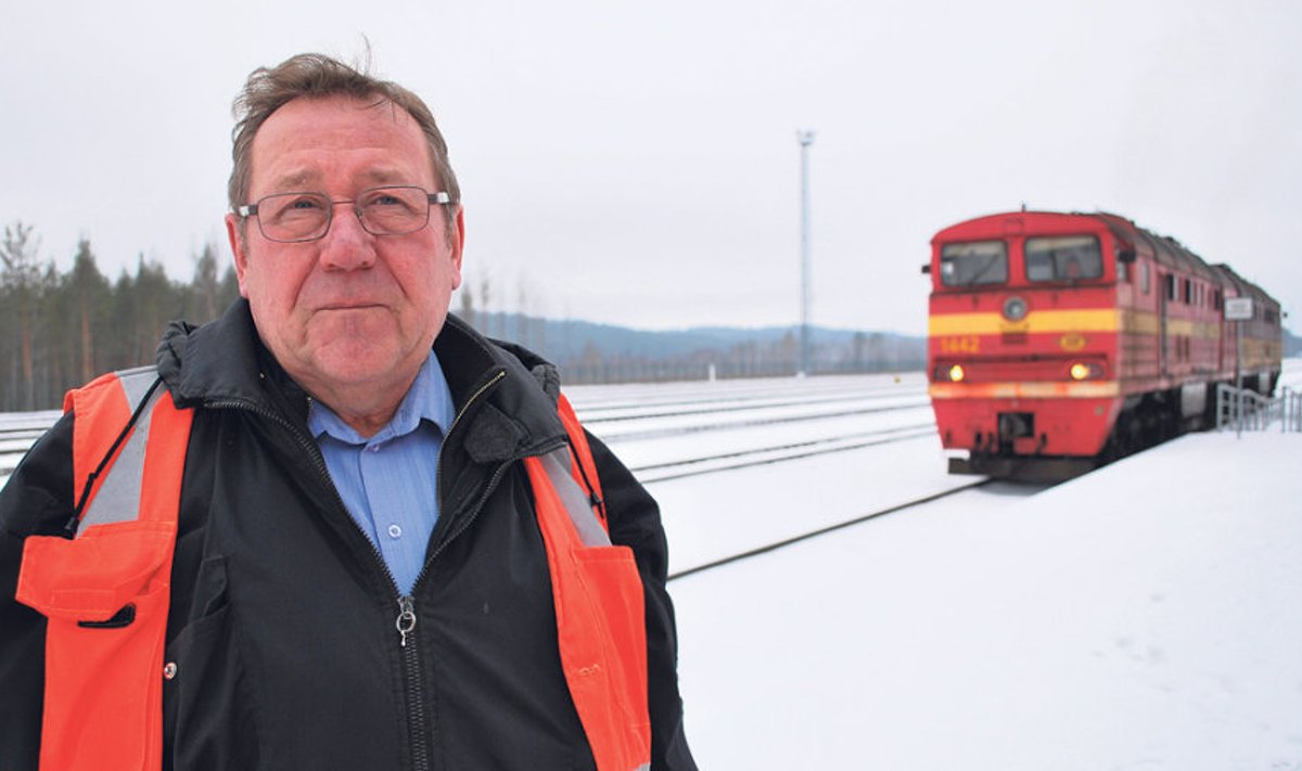 Eesti Raudtee Tartu  piirkonna juhataja  Paul Lupkin on  Koidula piirijaama  tuleviku suhtes  lootusrikas.