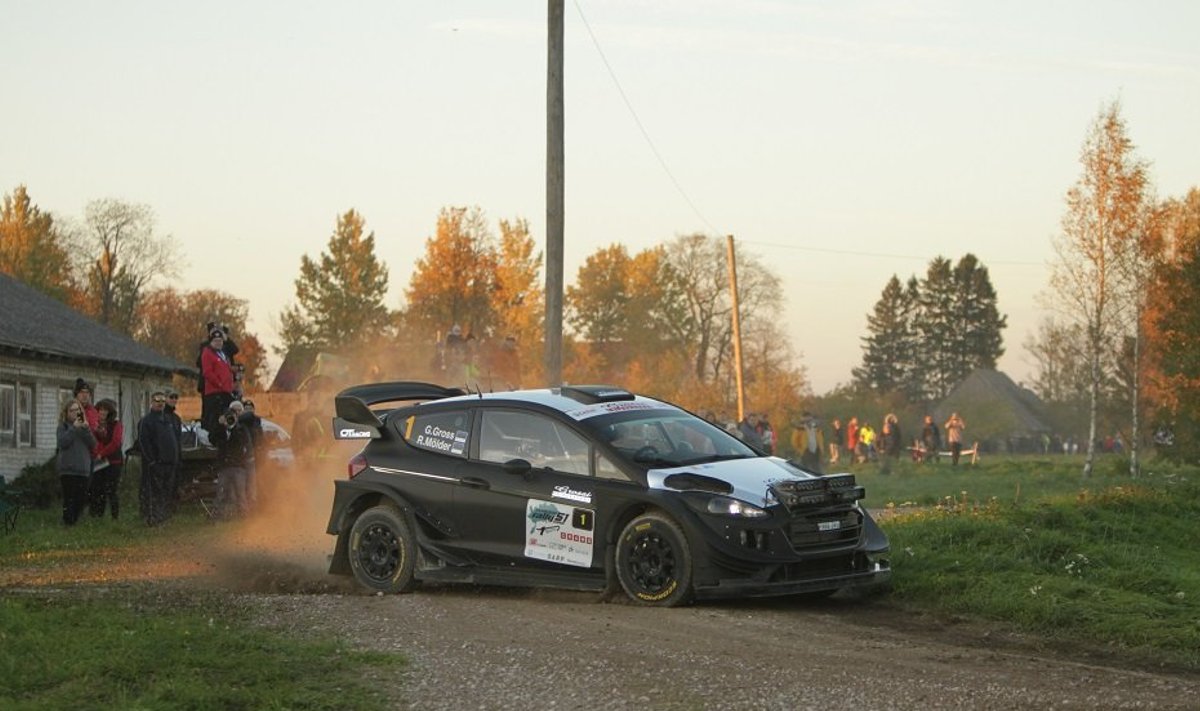 Georg Gross ja Raigo Mõlder Saaremaa rallil