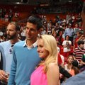 FOTOD: Djokovic poseeris Heati mängul Klitško tüdruksõbraga
