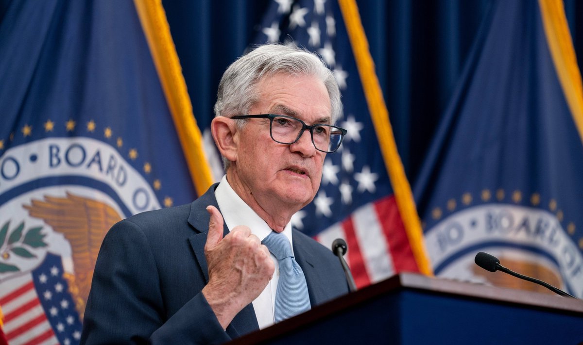 Föderaalreservi president Jerome Powell sõnas eile, et enne pole mõtet intressilangetustest rääkida, kui on piisavalt usku, et inflatsioon on jätkusuutlikult naasmas normaalsusesse ehk 2% juurde.