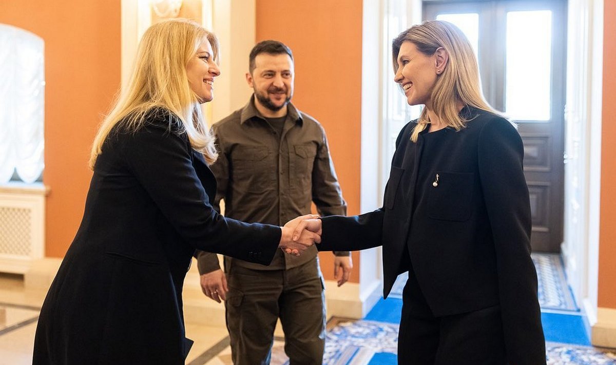 Зузана Чапутова, Владимир Зеленский, Елена Зеленская