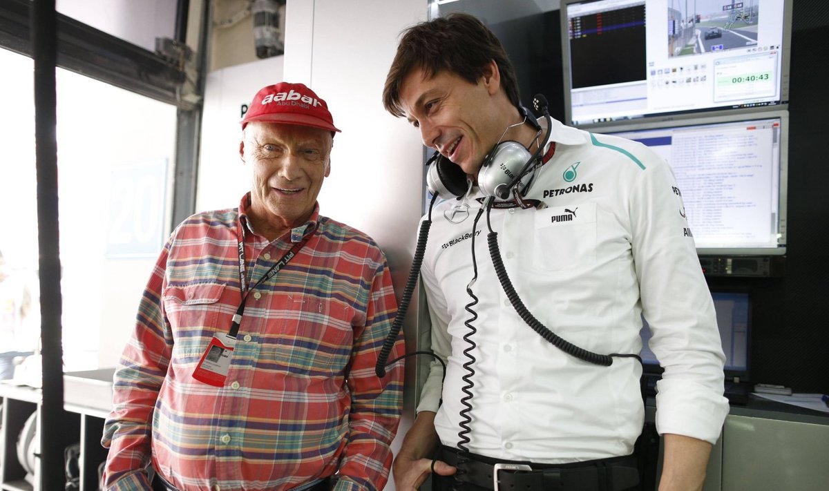 Niki Lauda ja Toto Wolff 2013. aastal