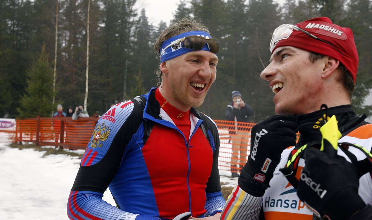 Jevgeni Dementjev (vasakul).
