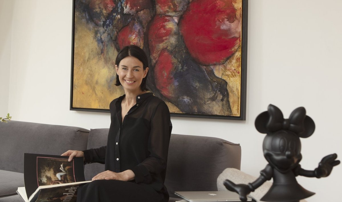 KUNSTNIK Katrin Karu Rotermanni kvartalis asuvas korteris, mille sisekujunduse ta tegi.