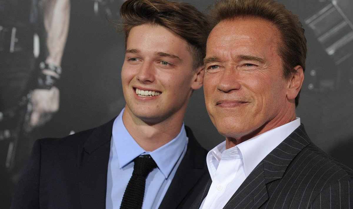 Arnold Schwarzenegger ja poeg Patrick Schwarzenegger