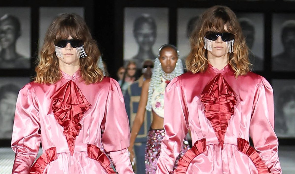 Gucci show Milano moenädalal