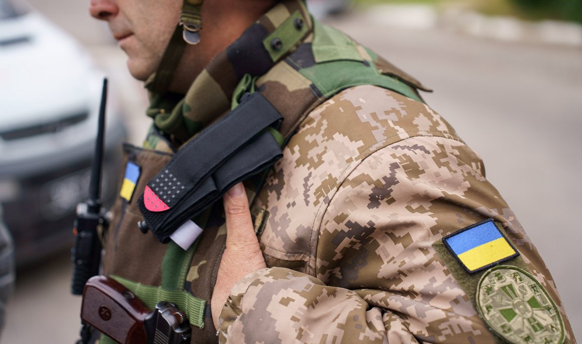 Ukrainian soldier awaits his chance to avenge his nephew on the frontline in Lviv, Ukraine - 22 May 2022
