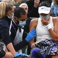 18-aastane Wimbledoni sensatsioon andis kaheksandikfinaalis terviseprobleemide tõttu loobumisvõidu