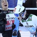 Nelja hüppemäe turnee etapil võidutsenud norralane jõudis karjääri esimese triumfini
