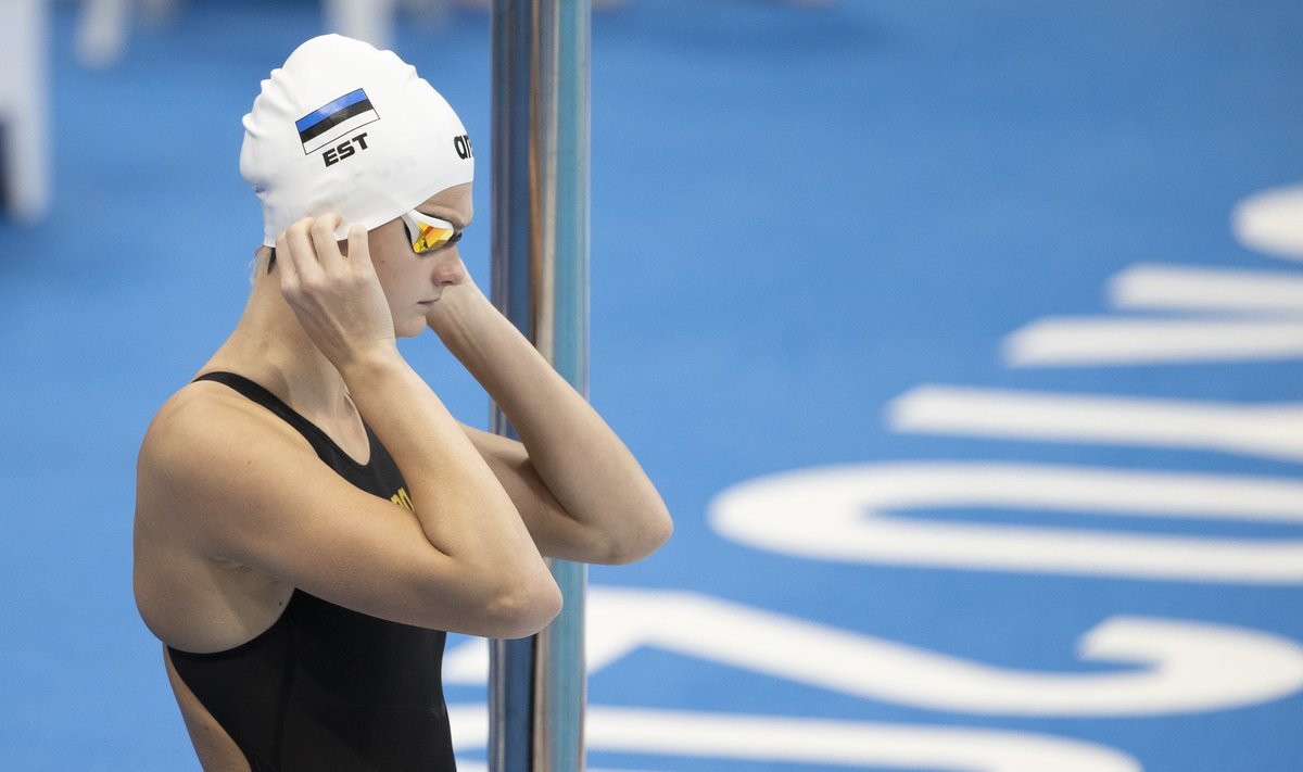 Naiste rinnuliujumise 100 m poolfinaal Eneli Jefimova 26.07.2021