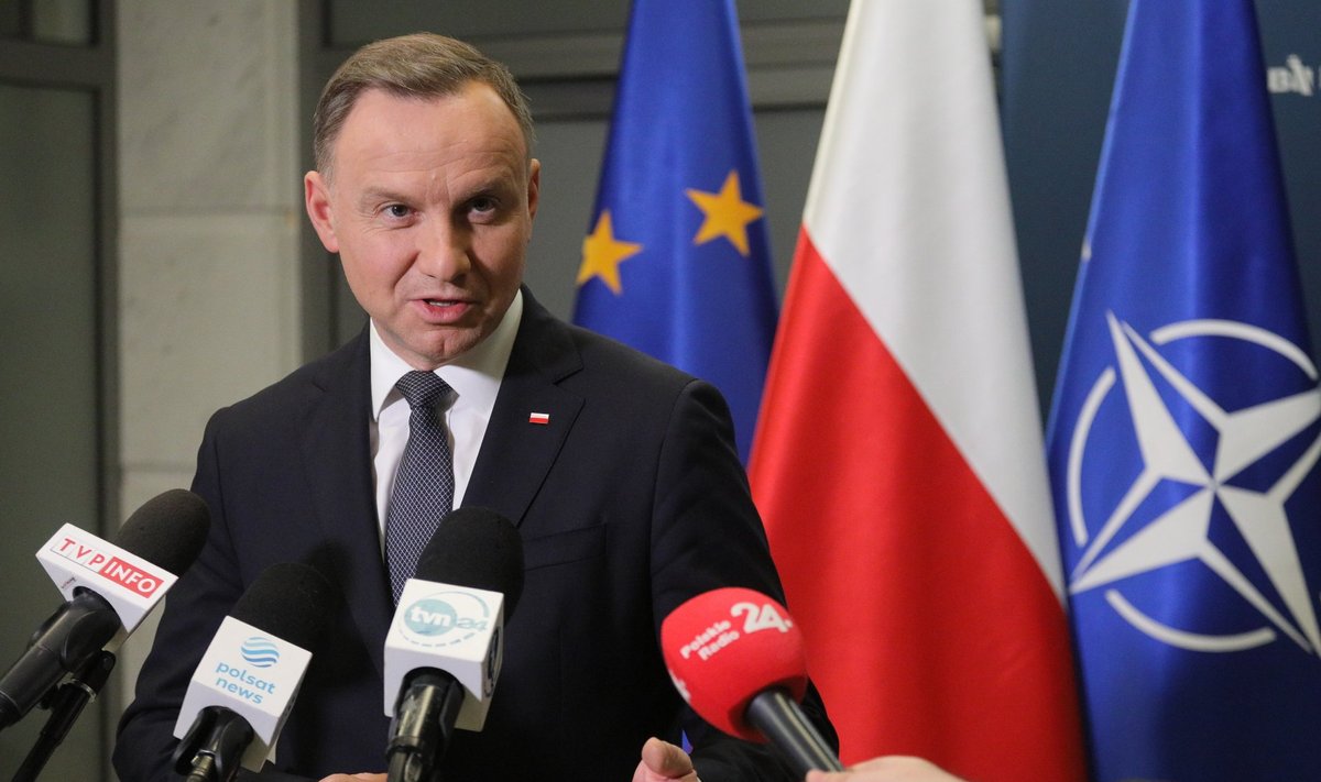 Poola president Andrzej Duda kinnitas täna, et miski ei viita sellele, et eile oleks toimunud tahtlik rünnak Poola vastu.