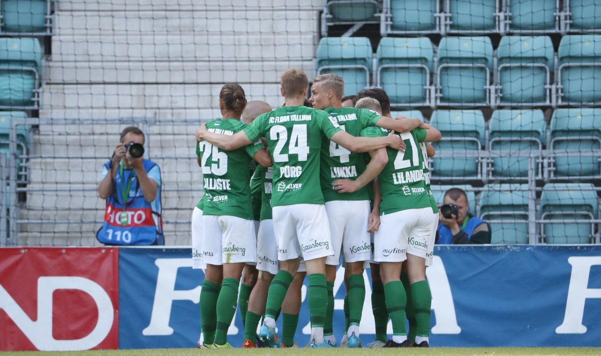 Flora läheb kordusmängule vastu 1:0 eduseisus.