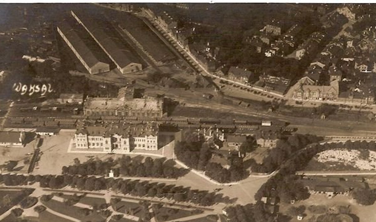 Vaade Balti jaama ümbrusele 1920. aastatel.
