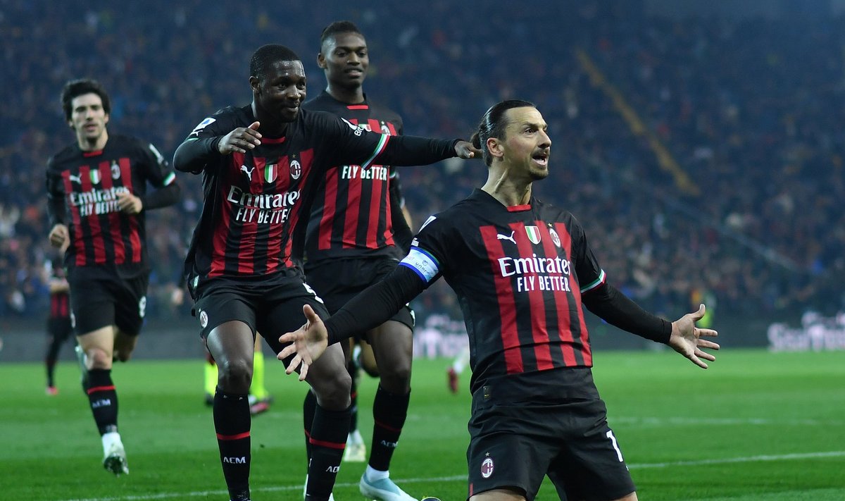 Zlatan Ibrahimovic alustas esmakordselt see hooaeg AC Milani algkooseisus.