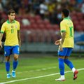 Brasiilia jätkab võiduta seeriat, Neymar sai vigastada