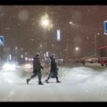 VIDEO | Vaata läbi autojuhi silmade, kuidas justkui Lapimaa moodi lumeuputus on katnud Viimsi!