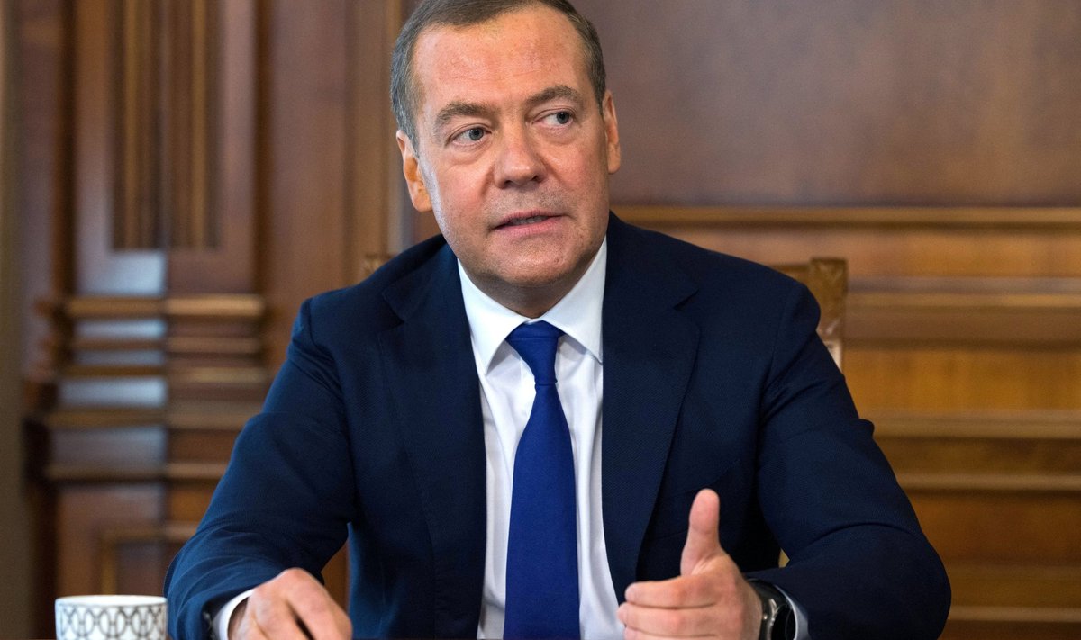 Vene julgeolekunõukogu aseesimees Dmitri Medvedev