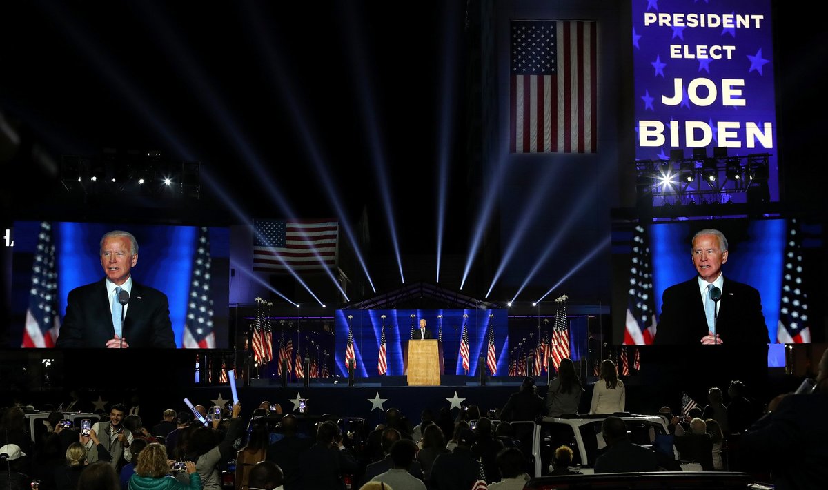 Joe Bideni kõne pärast presidendivalimise võidu väljakuulutamist
