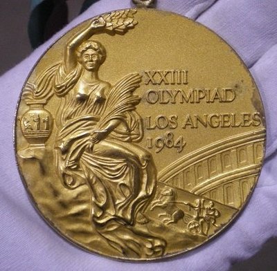 1984. aasta Los Angelese olümpia kuldmedal.
