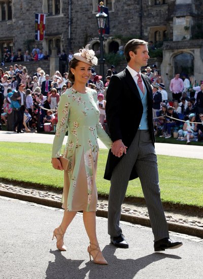 Pippa Middleton saabumas Meghani ja Harry pulma.
