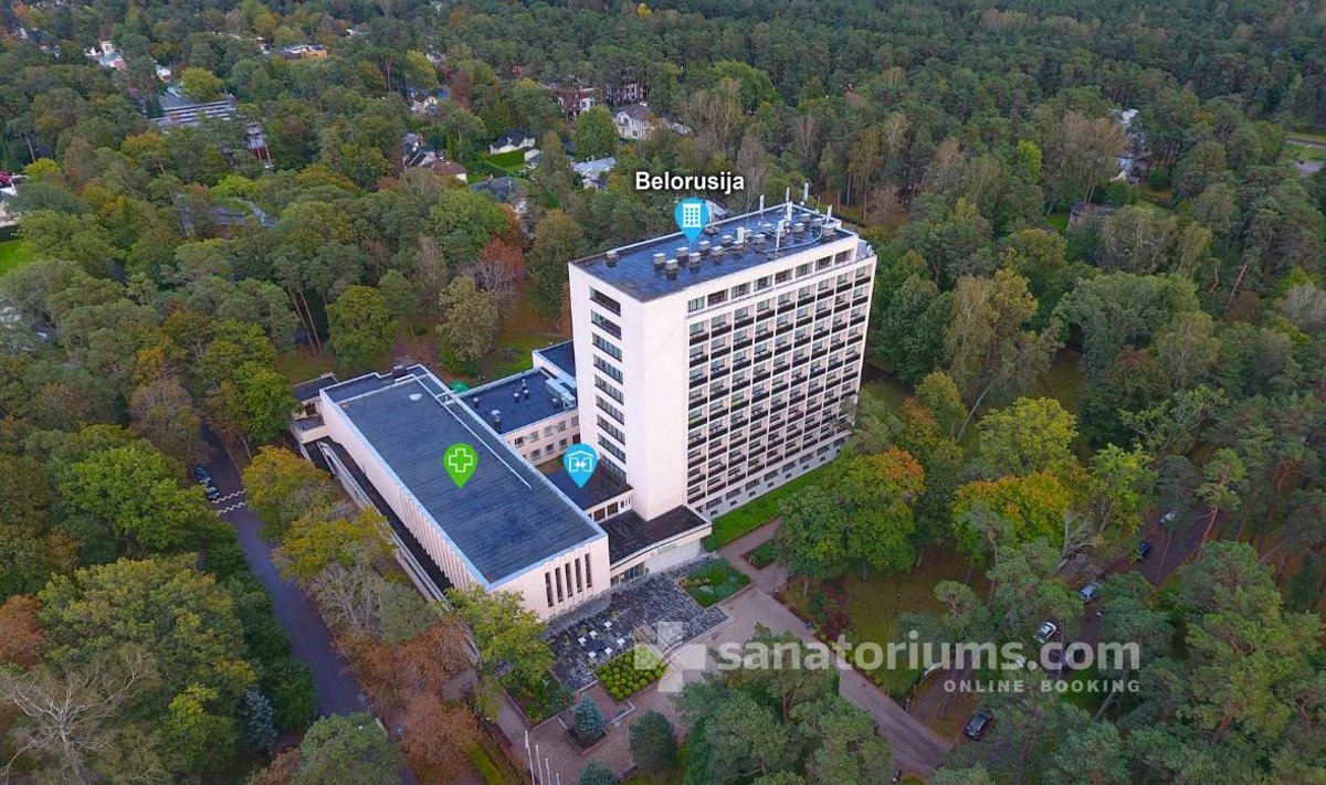 Suletud Jurmala spaahotell Belorusija