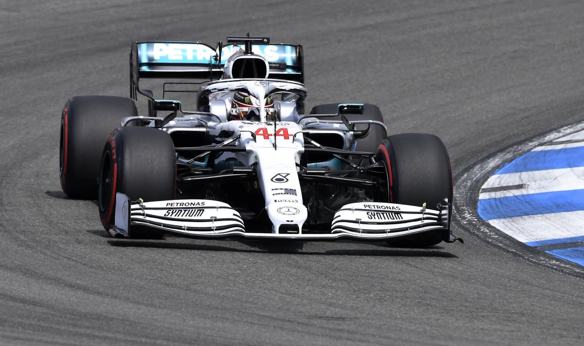 Lewis Hamilton Hockenheimis.