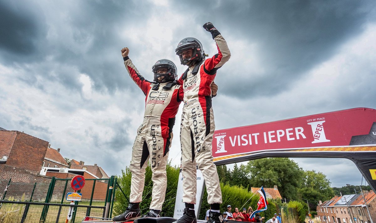 Stephane Lefebvre Belgia ralli võitjana